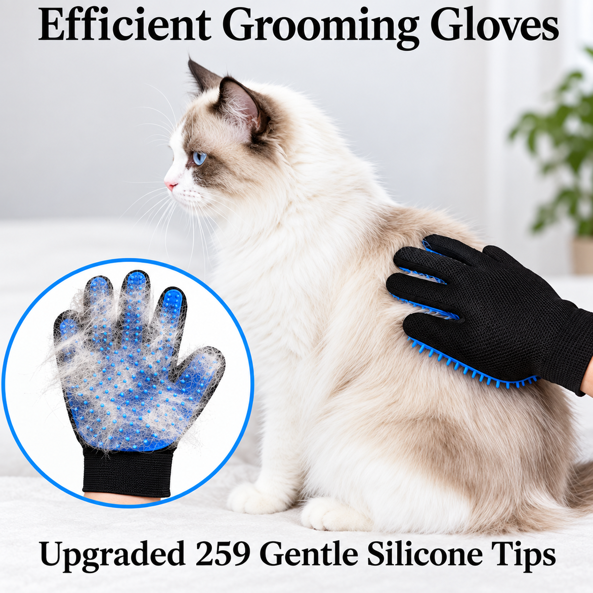 The PawFresh Bath & Brush Mittens